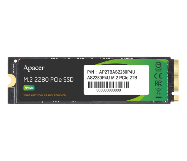 Apacer 256GB M.2 PCIe NVMe AS2280P4U - 1148115 - zdjęcie